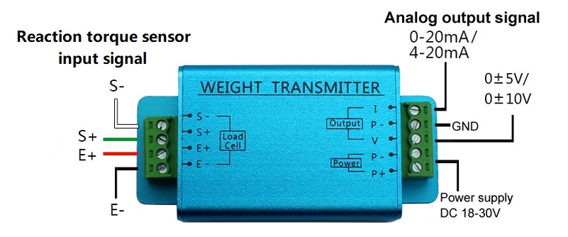 Reaction torque transducer and 4-20mA transmitter wiring diagram
